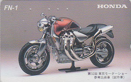 Télécarte JAPON / 110-016 - MOTO HONDA  - MOTOR BIKE JAPAN Phonecard - MOTORRAD Telefonkarte - 385 - Moto