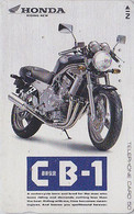 Télécarte JAPON / 110-011 - MOTO HONDA - MOTOR BIKE JAPAN Phonecard - MOTORRAD Telefonkarte - 392 - Motos