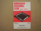 FOOTBALL 1972 LEAGUE Div.4 PROGRAMME 16th.December BARNSLEY F.C. V READING. - Sonstige & Ohne Zuordnung