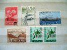 Iceland 1954 - 1964 Volcano Flowers Ship Landscape - Usados