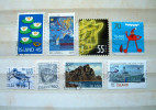 Iceland 1977 - 2008 Flowers Nymphea Christmas Comics Bird Cat Plane - Used Stamps