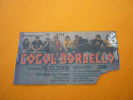 Gorgol Bordello Used Music Concert Greek Ticket In Thessaloniki Greece 2009 - Tickets De Concerts