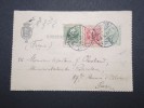 DANEMARK - Entier Postal ( Demi Carte Lettre ) Pour La France En 1912 - A Voir - Lot P12861 - Postwaardestukken