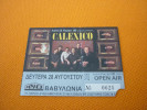 Calexico Used Music Concert Greek Ticket In Thessaloniki Greece - Tickets De Concerts