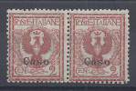 EGEE - CASO - 1912-16 - PAIRE DU N° 1 - NEUFS - XX - MNH - TB - - Aegean (Caso)