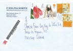 TIMBRES - STAMPS - MARCOPHILIE - LETTRE RECOMMANDÉ - PORTUGAL -  TIMBRES DIVERS - Briefe U. Dokumente