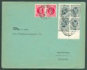 1Fr. HOUYOUX Et 5 Centimes LION (paire)  En TETE-BECHE Obl. Sc ANTWERPEN 6 Sur Lettre Du 29-X-1931 Vers Amsterdam- 10843 - Tete Beche  [KP] & Interpannelli [KT]