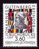 Liechtenstein - 1999 Johannes Gutenberg  (unused Stamp + FDC) - Brieven En Documenten