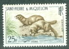 St. Pierre & Miquelon 1959 Animal, Visons MNH** - Lot. 4228 - Neufs