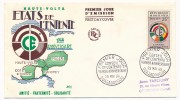 HAUTE-VOLTA => Enveloppe FDC => Conseil De L'entente - Premier Anniversaire - Ouagadougou - 29 Mai 1960 - Opper-Volta (1958-1984)