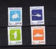 TAAF   2015  -- Série Courante : TORTUE VERTE / HELICOPTERE / MANCHOT / MARION DUFRESNE  --   3° Tirage - Unused Stamps