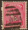 VICTORIA 1886 9d Rosine QV SG 320a U #QI521 - Used Stamps