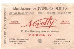 Buvard Manufacture De Papiers Peints Novelty 17, Rue Beaubourg Paris IV ème - Paints