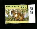 AUSTRALIA - 1999  50c.  KOALA  2 KOALAS  REPRINT  MINT NH - Essais & Réimpressions