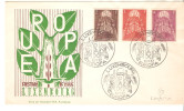 Carta De Luxemburgo Tema Europa 1957 - Covers & Documents