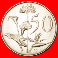 ★FLOWERS: SOUTH AFRICA ★ 50 CENTS 1977 UNC! LOW START★NO RESERVE! - South Africa