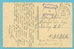 Kaart Met Stempel LODELINSART Op 23/09/1940 Met Stempel STALAG II B /8 / GEPRUFT - Oorlog 40-45 (Brieven En Documenten)