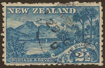 NZ 1898 2 1/2d Wakatipu SG 308 U #PZ52 - Usati