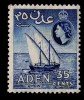 ADEN 1953 35c Deep Blue  SG 57 Mlh * Mint Lightly Hinged 11A81 - Aden (1854-1963)