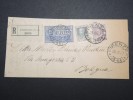 ITALIE - Enveloppe En Recommandée Avec Aff. Timbre Express De Firenze Pour Bologne En 1927 - A Voir - Lot P12939 - Posta Espresso