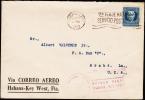 1927. First Flight Habana - Key West, Fla.  HABANA CUBA OCT 28 1927.  (Michel: 51) - JF123273 - Poste Aérienne