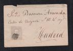 1872.- VALENCIA A MADRID - Lettres & Documents