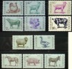 BULGARIA Lot Of 4 Sets MNH FAUNA Domestic Animals SHEEP TURKEY COW DUCK PIG DONKEY - Collections, Lots & Séries