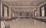 United States PPC Ball Room. Hotel Multnomah. Portland Oregon PORTLAND ORE. 1912 (2 Scans) - Portland
