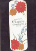 Carte Parfum  -  CAPPY De CHERAMY -  Paris -  Jules VERLIEFDE Coiffeur Dames à NAMUR - Anciennes (jusque 1960)