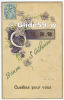 Bonne Ste Catherine - Cueillies Pour Vous (1906) (Fer à Cheval Avec Trèfles à 4 Feuilles - Carte Gaufrée) - N° 345 - Santa Catalina