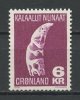 GROENLAND 1978  N° 99 ** Neuf = MNH Superbe Cote 3 € Arts Artisanat Local Tupilak Animal Imaginaire  Magique - Neufs