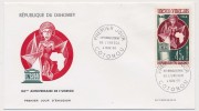 DAHOMEY => 3 Enveloppes FDC => XXeme Anniversaire De L'UNESCO - Cotonou - 6 Nov 1966 - Benin - Dahomey (1960-...)