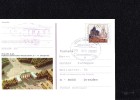 BRD: GS Karte Mit Bahnpoststempel LEIPZIG-RIESA-DRESDEN ZUG 00473, Portoletzttag 31.3.93 V.60 Pfg Für Karte  Knr: PSo 28 - Postales Ilustrados - Usados