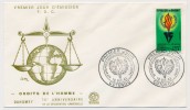 DAHOMEY => 2 Enveloppes FDC => Droits De L(Homme - Cotonou - 10 Dec 1963 - Benin – Dahomey (1960-...)