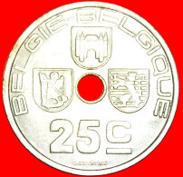 • DUTCH LEGEND: BELGIUM ★25 CENTIMES 1938! MINT LUSTER! LOW START★ NO RESERVE! Leopold III (1934-1950) - 25 Cents