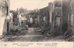 UNE RUE DE NOMENY 24 DECEMBRE 1914 GRANDE GUERRE - Nomeny