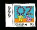 AUSTRALIA - 1990  80c. PERFORMING ARTS  3 KOALAS  REPRINT  MINT NH - Probe- Und Nachdrucke