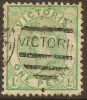 VICTORIA 1873 1d Yellow-green QV SG 182b U #QI213 - Oblitérés