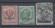 EGEE - 1912-16 - STAMPALIA - N° 1* - 2* - 4 OBLITERE - TB - - Aegean (Stampalia)