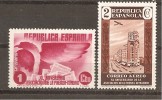 España/Spain-(MNH/**) - Edifil  711-12 - Yvert  Aéreo-96-97 - Ungebraucht