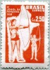 N° Yvert 662 - Timbre Du Brésil (1958) - MNH - 10è Jeux De Printemps - Tir à L´Arc (DA) - Neufs