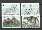 FINLAND FINNLAND 1993 Michel 1202 - 1205 W.W.F. Naturschutz O - Usados