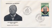 DAHOMEY => Enveloppe FDC => Sir Winston Churchill - Cotonou - 15 Juin 1965 - Bénin – Dahomey (1960-...)