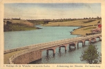 Barrage De La Warche Le Pont De Haelen. - Afdamming Der Warche. De Haelen Brug.- Ingekleurd. - Weismes