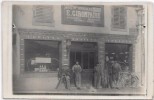 ANOULD - Devanture MAGASIN - Cycles GIROMPAIRE - CARTE PHOTO - Anould