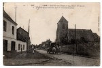 CPA - SAINT-LAURENT-BLANGY - L'EGLISE FUT DETRUITE PAR LE BOMBARDEMENT - CHARETTE - N/b - 1915 - - Saint Laurent Blangy