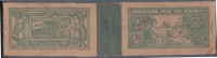 1917-236 CUBA 1917 REPUBLICA 244C. TAPAS DEL LIBRO DE CARTERO PRENSA PLANA. RARO. - Unused Stamps
