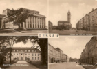 Dessau - S/w Mehrbildkarte 2 - Dessau