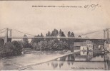 Cp , 72 , BEAUMONT-sur-SARTHE , Le Pont Et Les Moulins à Tan - Beaumont Sur Sarthe