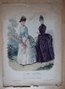 Gravure "La Mode Illustrée" 1887 N°19 - Toilettes De Mme Coussinet - Rue Richer - Stampe & Incisioni